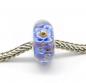 Preview: Violet Blue Flower Monroe - Elfbeads Glass - live photo